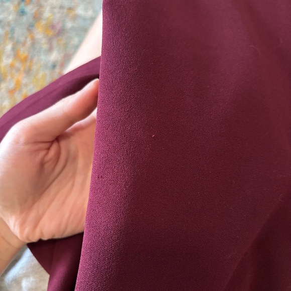 Lulus • Melora burgundy dress - Picture 8 of 9